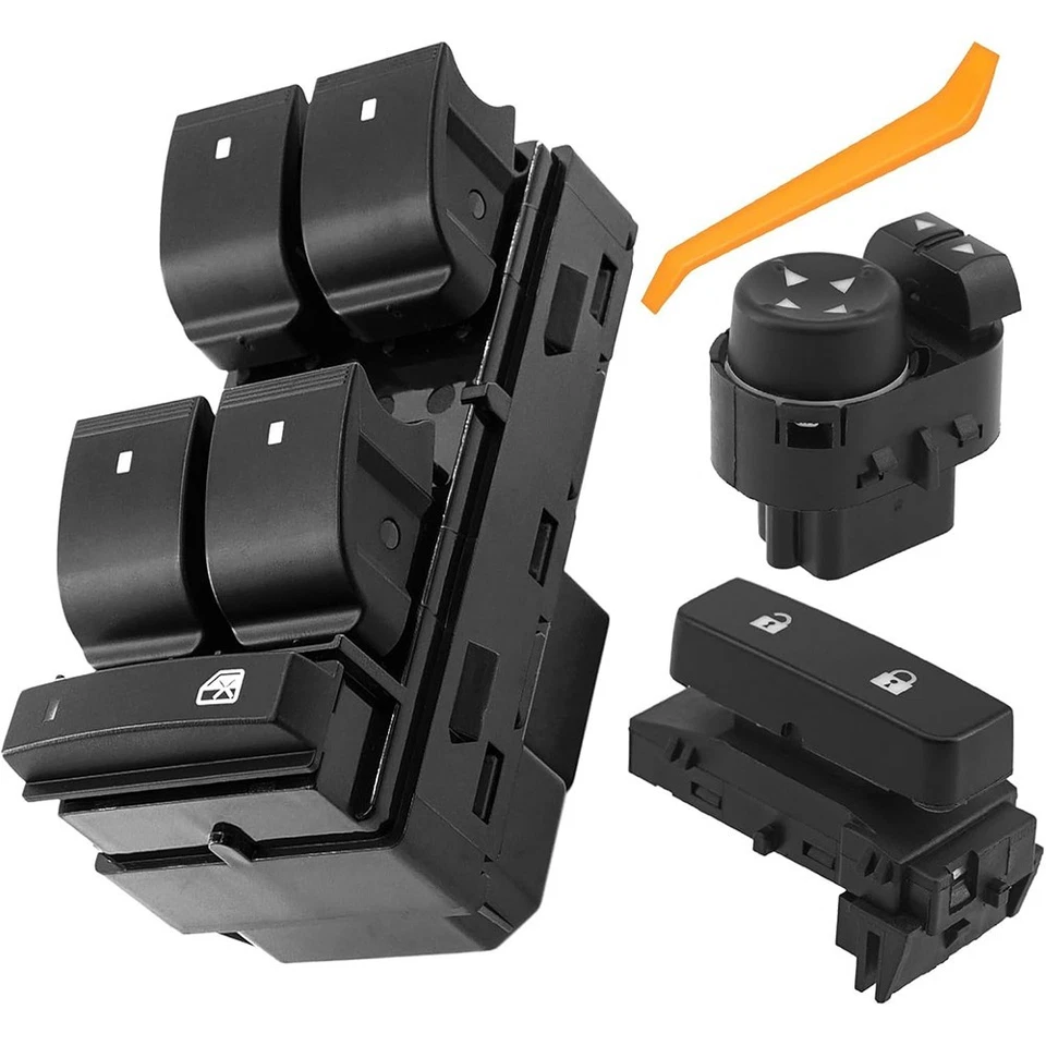 Interruptor de control de ventana para Chevy Silverado/GMC Sierra 1500 2500HD 3500HD 2007-13 Foto 2 de 4