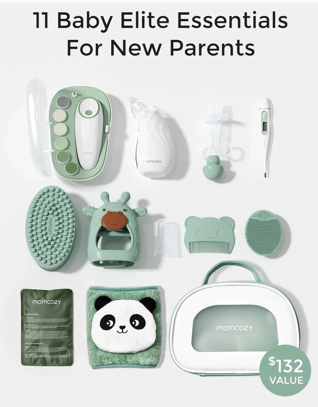 Momcozy Elite Baby Kit, Superior Baby Shower & Registry Essential Kit for Groomi
Opens in a new wind