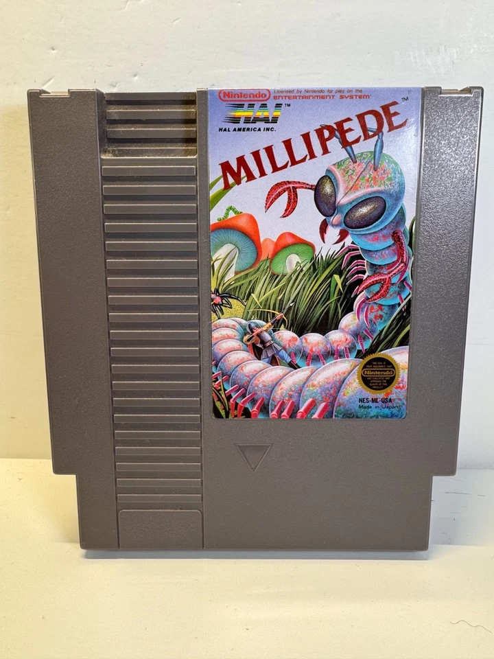 Millipede (Nintendo NES, 1988) Authentic. NEAR MINT 9/10 Tested - Image 2 of 4