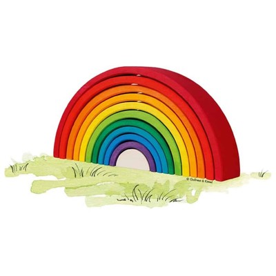 Großer bunter Regenbogen von Goki Holzspielzeug