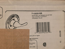 Delta T13020-SS Classic Monitor 1300 Series Valve Trim Kit Stainless