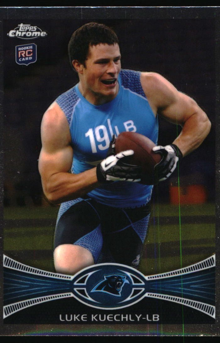 2012 Topps Chrome Refractor 45 Luke Kuechly Rookie RC Panthers