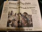 Sunday Boston Globe Germany World Look To Future November 11 1989 Berlin Wall — photo 1