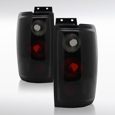 Fit 1997-2002 Ford Expedition Smoke Black Tail Lights Rear Brake Lamp Leftright