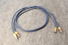 pair  Kimber Kable 1 Meter RCA  Interconnect Cables ULTRAPLATE CONTACT SURFACE