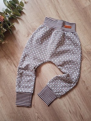 NEU Handmade Slim Fit Haremshose 86-92 Pumphose Leggings Slim Legs Mädchen Rosa