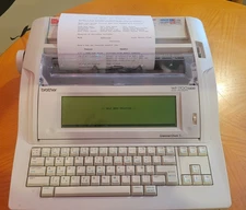 Brother WP-1700MDS Word Processor  Electronic Typewriter White works Rare