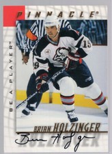 * 1997-98 Pinnacle Be A Player - Autographs [#034] - BRIAN HOLZINGER