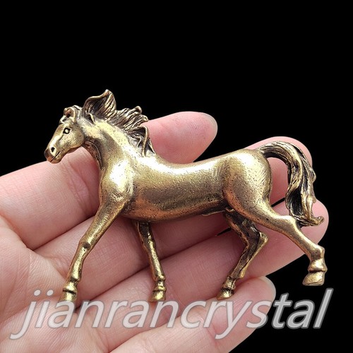 Natural Chalcopyrite Horse Skull Carved Skull Reiki Healing Gift 1pc - Picture 2 of 10
