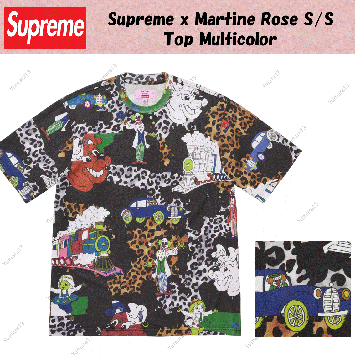 Supreme x Martine Rose S/S Top Multicolor Printed Pattern Supreme x Martine Rose S/S Top Multicolor Printed Pattern