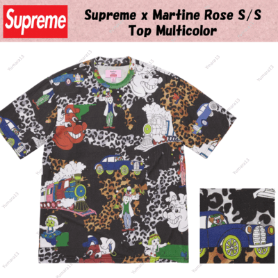 Supreme x Martine Rose S/S Top Multicolor Printed Pattern Supreme x Martine Rose S/S Top Multicolor Printed Pattern