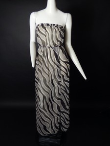 ivory chiffon maxi dress