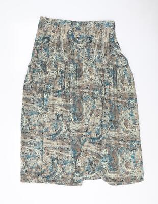 Damen Beige Polyestermischung Bauernrock Größe W31 in