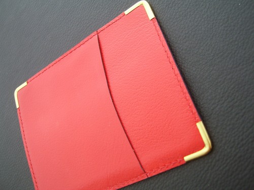 FUNDA DE CUERO ROLEX MUJER - DAMA DATEJUST - NUEVO DE LOTE ANTIGUO - ROJO - REF.-NO.: 0101.60.05 - Imagen 3 de 5