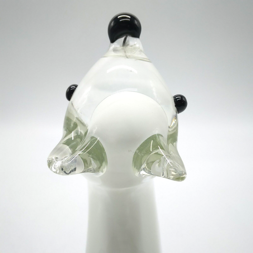 Murano Style Large Handcrafted Glass Polar Bear Figurine/Paperweight 25.2cm Tall - Picture 11 of 19