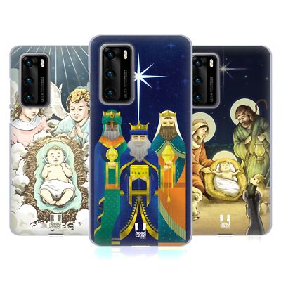 HEAD CASE DESIGNS CHRISTMAS NATIVITY SOFT GEL CASE FOR HUAWEI PHONES 4