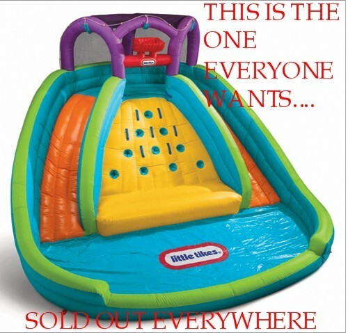 little tikes rocky mountain river race inflatable slide bouncer multicolor