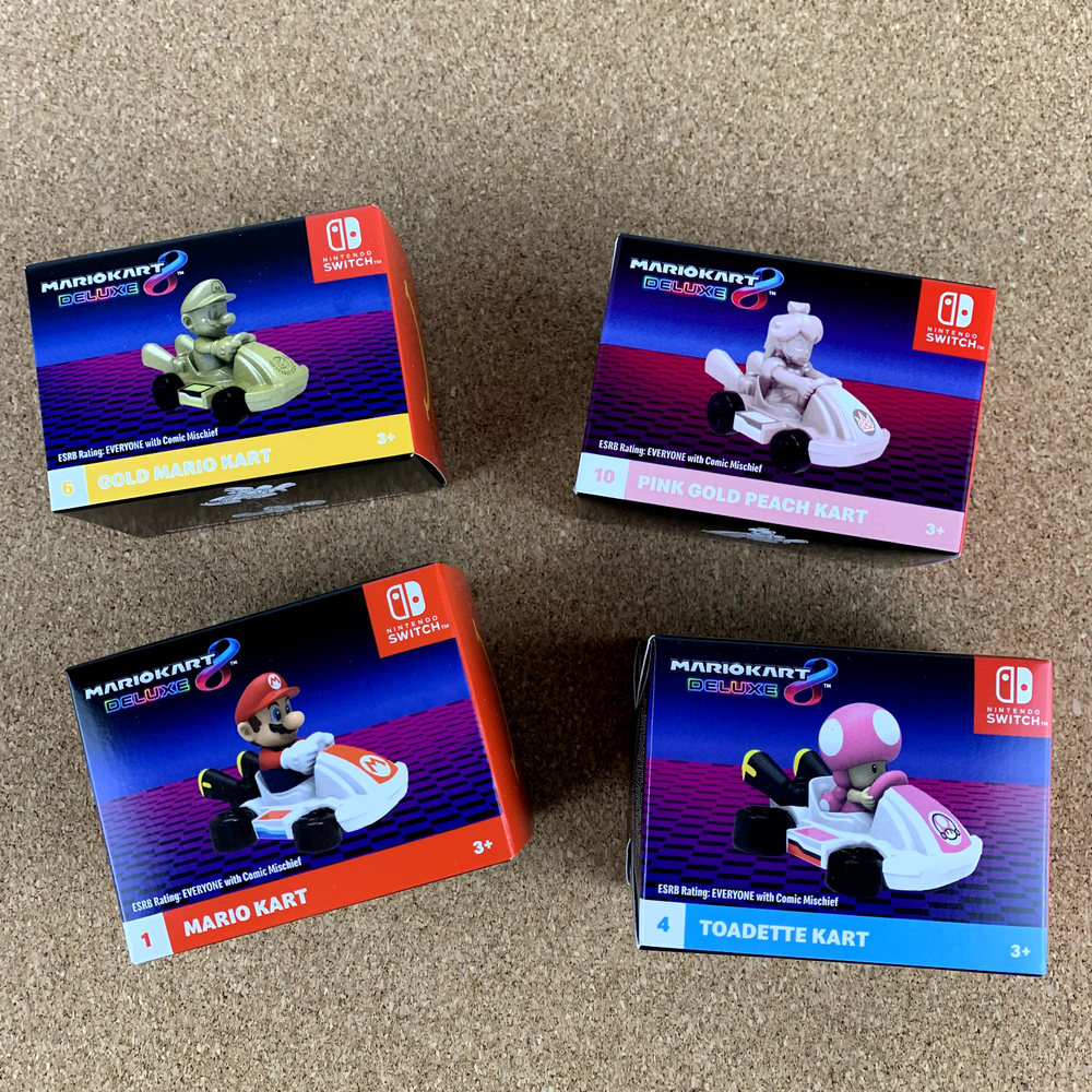 Mario Kart 8 Deluxe McDonald's Happy Meal Toy 2024