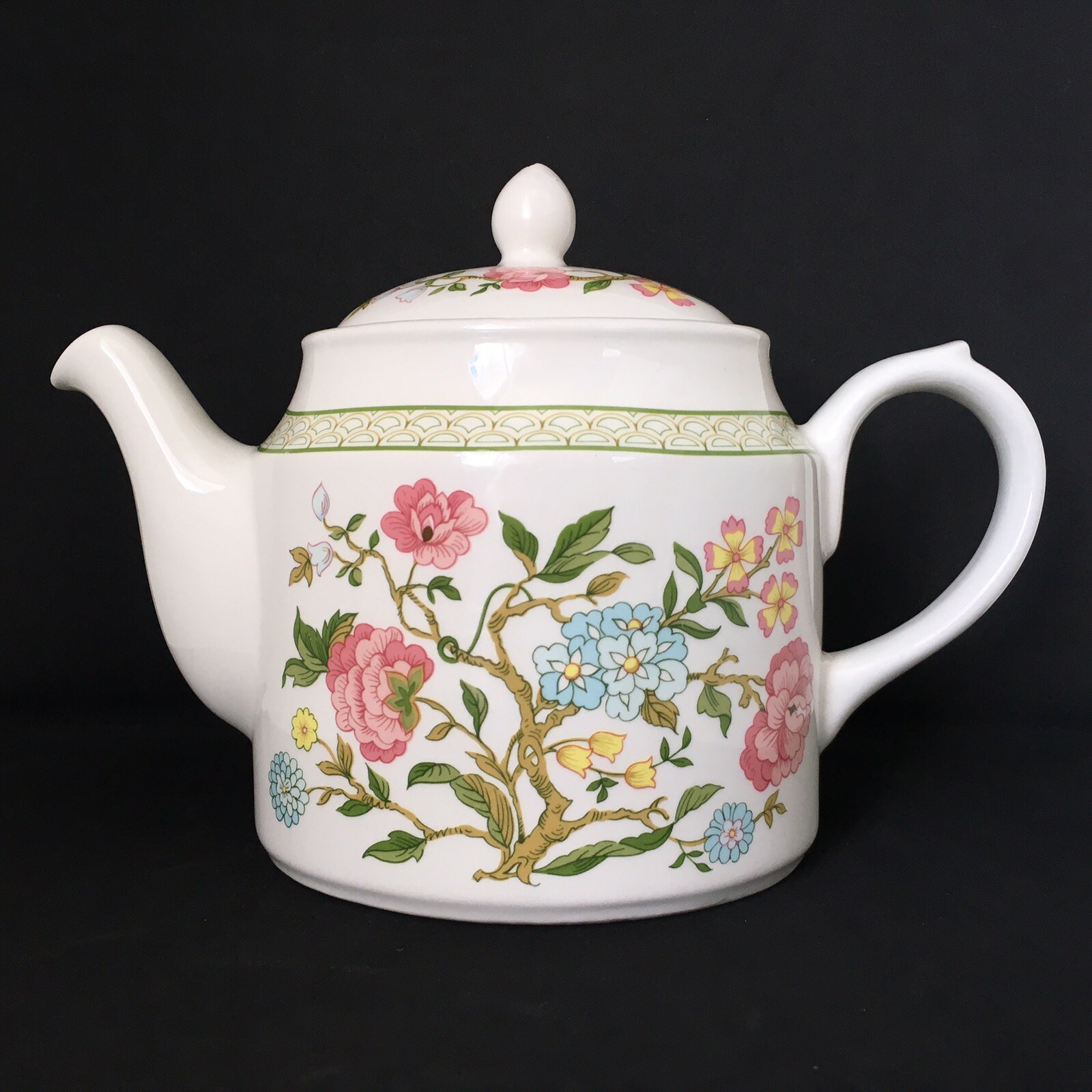 Sadler Teekanne Mandarinenmuster Vintage Tea Party Floral Botanical