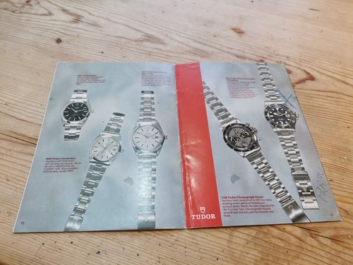 vintage 1976 Tudor Watch Catalogue MONTE CARLO 7169 / SUBMARINER 9411 Full set - Picture 11 of 15