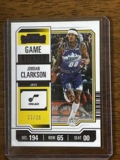 2023 Contenders Jordan Clarkson Game Ticket Purple #23/25