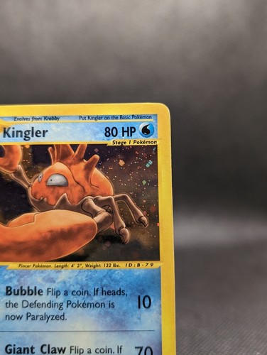 Pokemon TCG - Kingler Holo Rare - 15/165 - Expedition - e-Series - WoTC - Picture 5 of 21