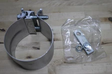 6 Fleetrite Formed Exhaust Clamps (5 of 3 1/2") and (1 of 5")