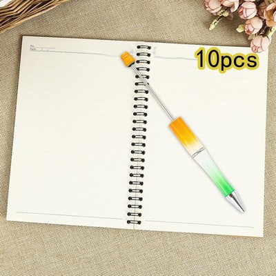 10 Stück Schwarz Tinte Kugelschreiber Tintenroller Party Gastgeschenke Perlen Kugelschreiber für