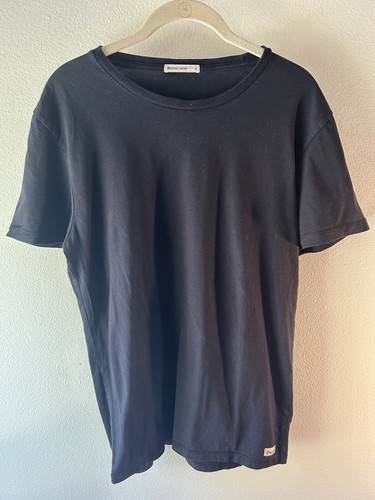 Marine Layer Supima Cotton Classic Basic Navy Blue T-shirt Sz S Quiet Luxury - Picture 4 of 4