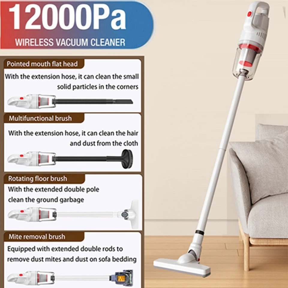 aspiradora para casa piso aspiradoras de alfombra limpieza accesorios pa muebles - Image 4 of 4