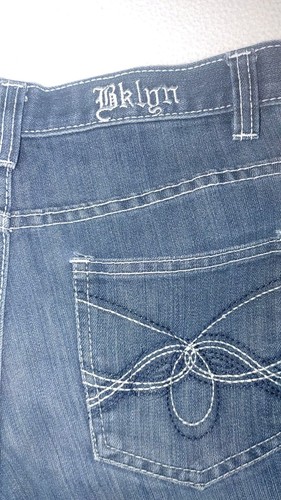 Brooklyn Xpress Baggy Jean Shorts Boy's Size 18 Skater - Picture 3 of 6