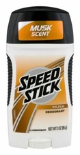 Speed Stick Mens Deodorant, Musk - 3 oz (Pack...