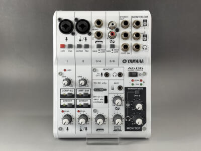 Yamaha AG06 6-Channel Digital Mixer White 86792997513| eBay