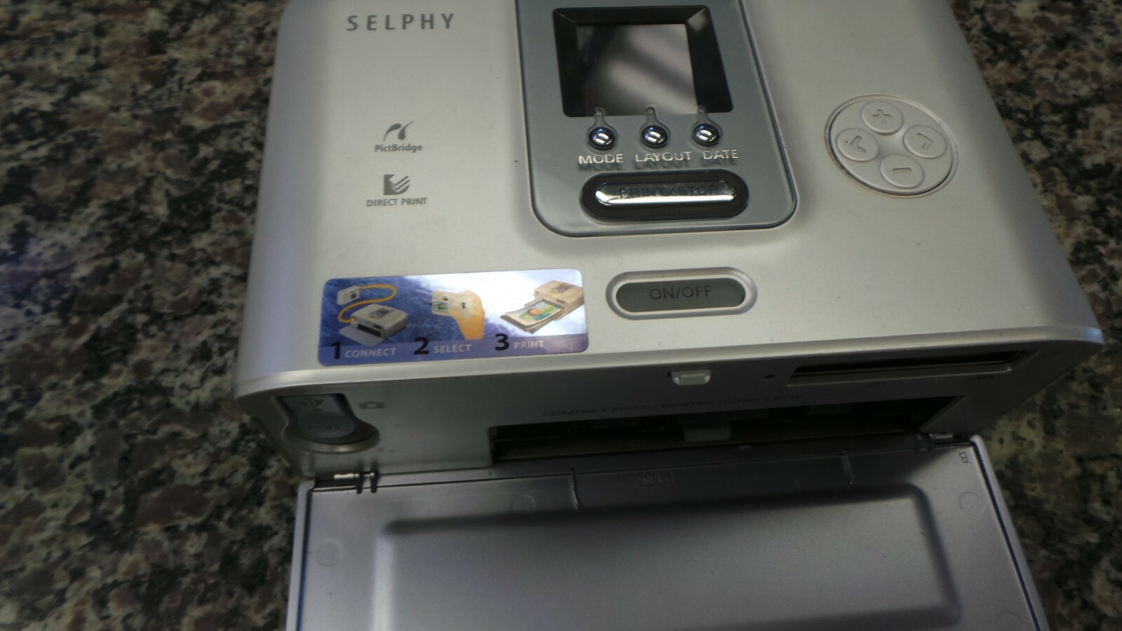 CANON SELPHY CA-CP200 PHOTO PRINTER 112873-2 (R) LOC. Z-7