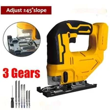 Jig saw compatible For Dewalt 20V Battery Cordless Jigsaw with LED Work Light