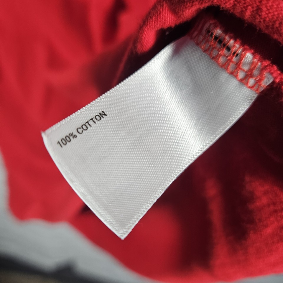 Duluth Trading Shirt Relaxed Fit Longtail T Red Long Sleeve Shirt Size