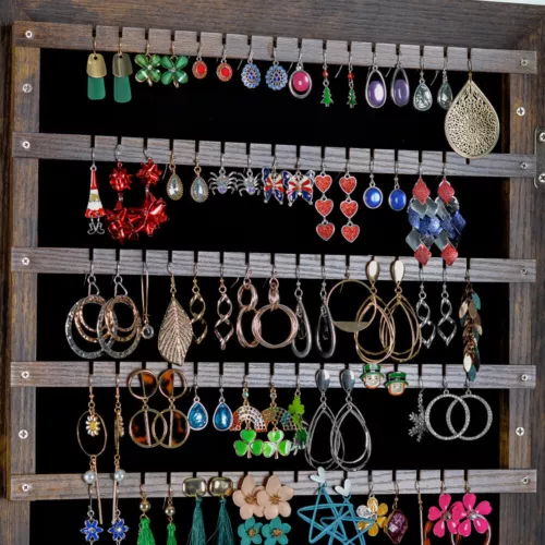 360°Swivel Jewelry Cabinet Full Length Mirror Standing Jewelry Armoire Organizer - Picture 22 of 46