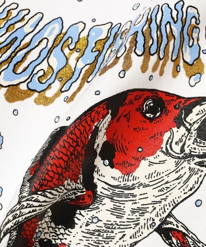 (ASK availability First) BEAMS Chaos Fishing Club / NISHIKI CREW NECK T new - Picture 15 of 16