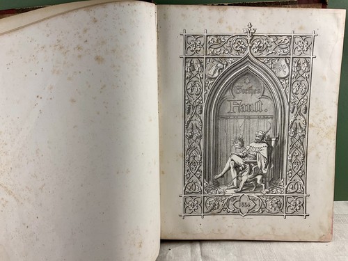 Goethe Faust 1. und 2. Teil 1854 Ledergebunden 214 Seiten - Bild 3 von 13