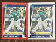 2021 Jared Kelenic Donruss Optic Red Wave Prizm RC #135 +BASE RC! MARINERS! 🔥