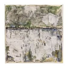  Original Abstract Minimal Contemporary Painting By K.A.Davis " Numbers 8 "