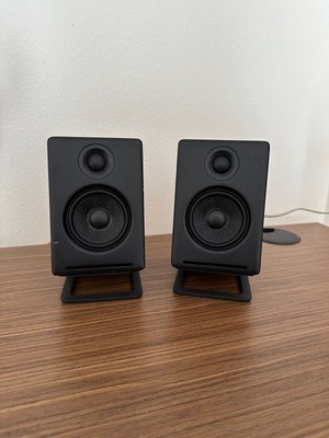 AudioEngine A2+ Wireless Bluetooth Speaker System WITH STANDS - Black