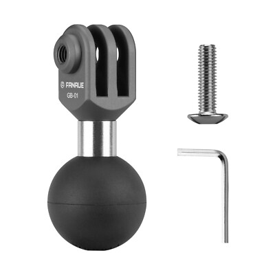 FANAUE Action Camera Universal Ball Star Interface Mic Adapter 1 inch Ball