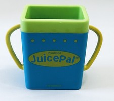 One Step Ahead JuicePal 3in W x 2in D x 4in H Blue/Green Insulated Plastic