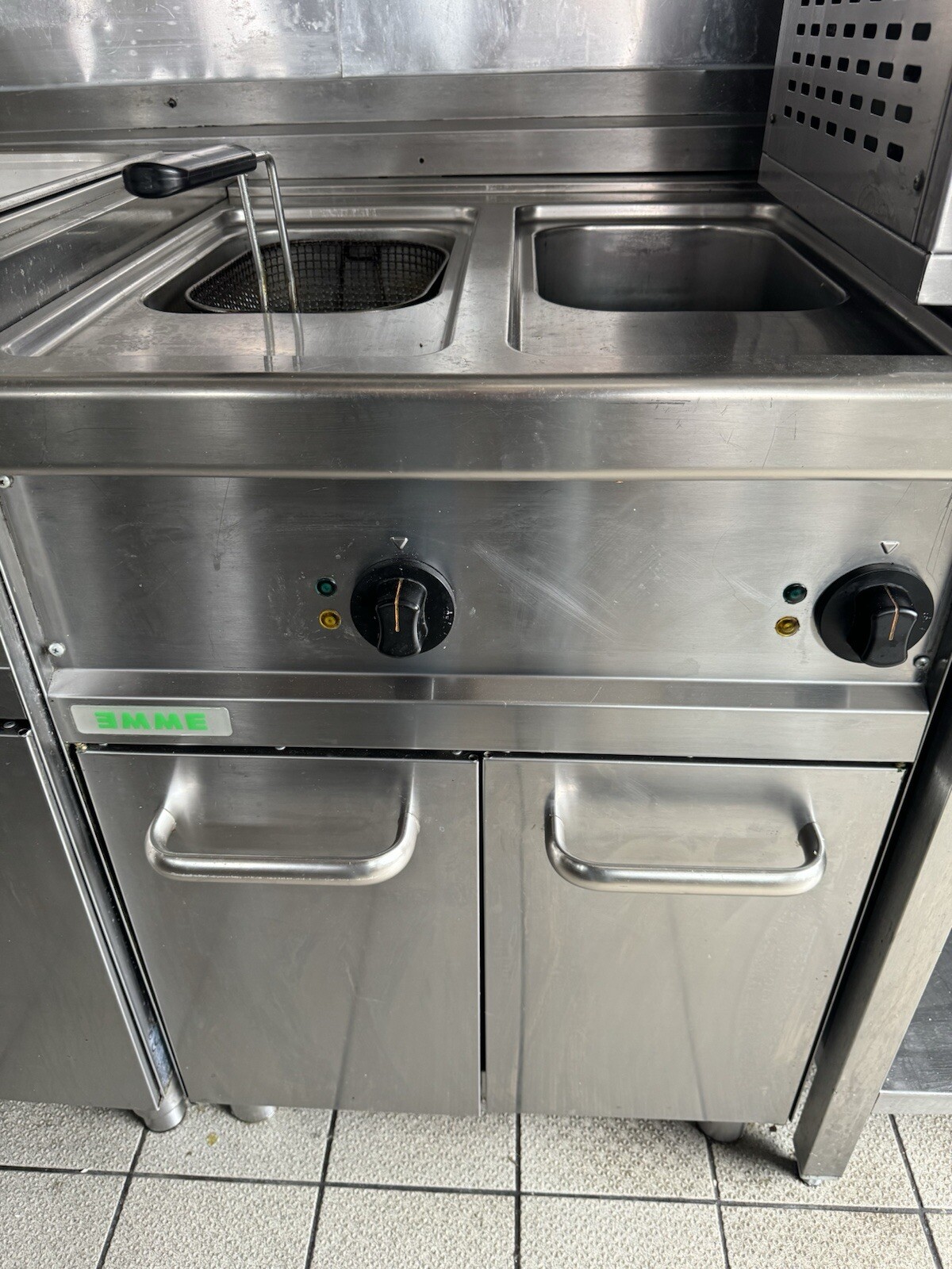 Doppelt Fritteuse für Gastronomie