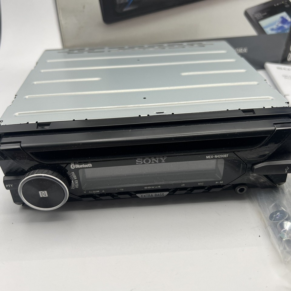 Sony MEXN4200BT Bluetooth SingleDin InDash CD / MP3 Car Receiver