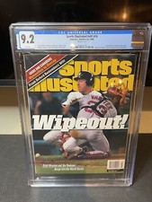 CGC 9.2 Newsstand Edition Sports Illustrated-Scott Brosius& J Varitek-10/25/99