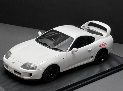 Onemodel 1/18 Toyota Supra JZA80 MK4 White Initial D Custom RedSuns JDM - Picture 4 of 9