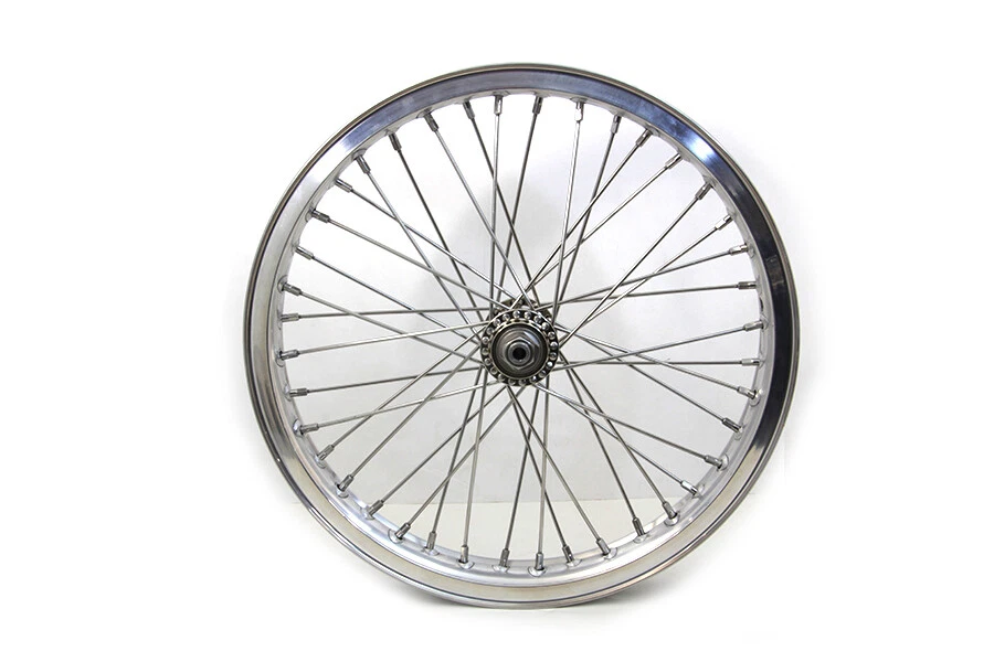 Réplica 1937-1952 Harley Davidson WR 18" WR carrete delantero rueda aleación Foto 2 de 4