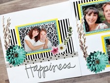 Family Scrapbook pages, Premade Family Pages, Family Scrapbook Layouts